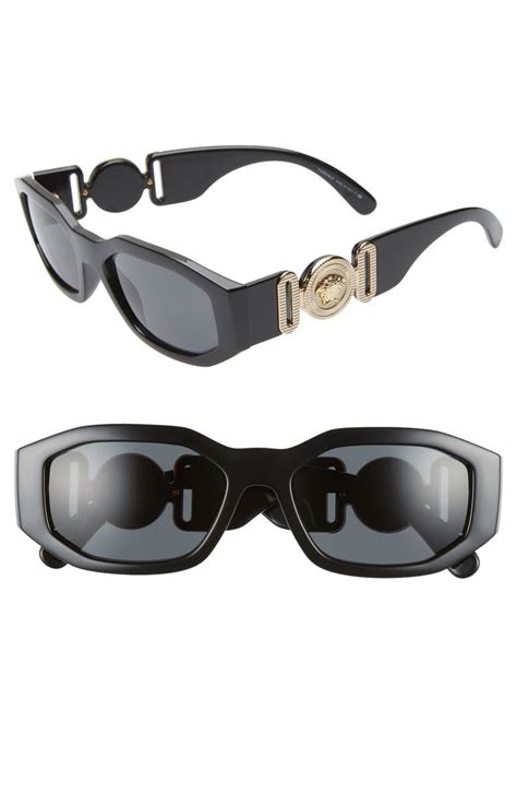 versace biggie 53mm round sunglasses|biggie smalls Versace shades.